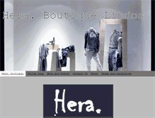 Tablet Screenshot of heraboutique.com